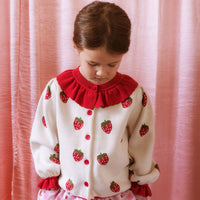Strawberry Penelope Cardigan