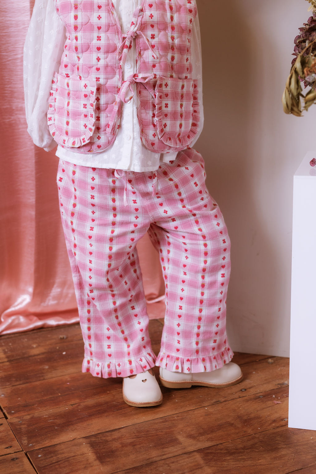 Tillie Pants - Berry Checkers