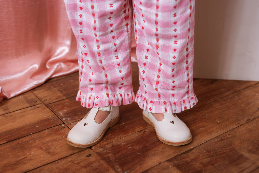 Tillie Pants - Berry Checkers
