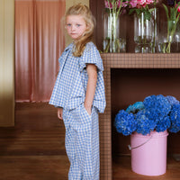 Rudy Blouse - Bluebell Check
