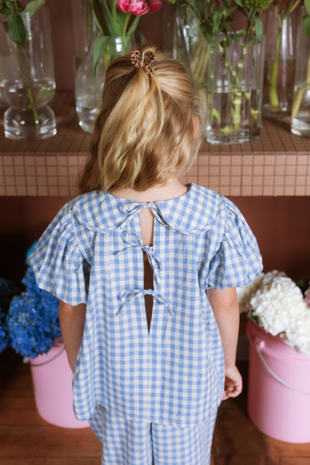 Rudy Blouse - Bluebell Check