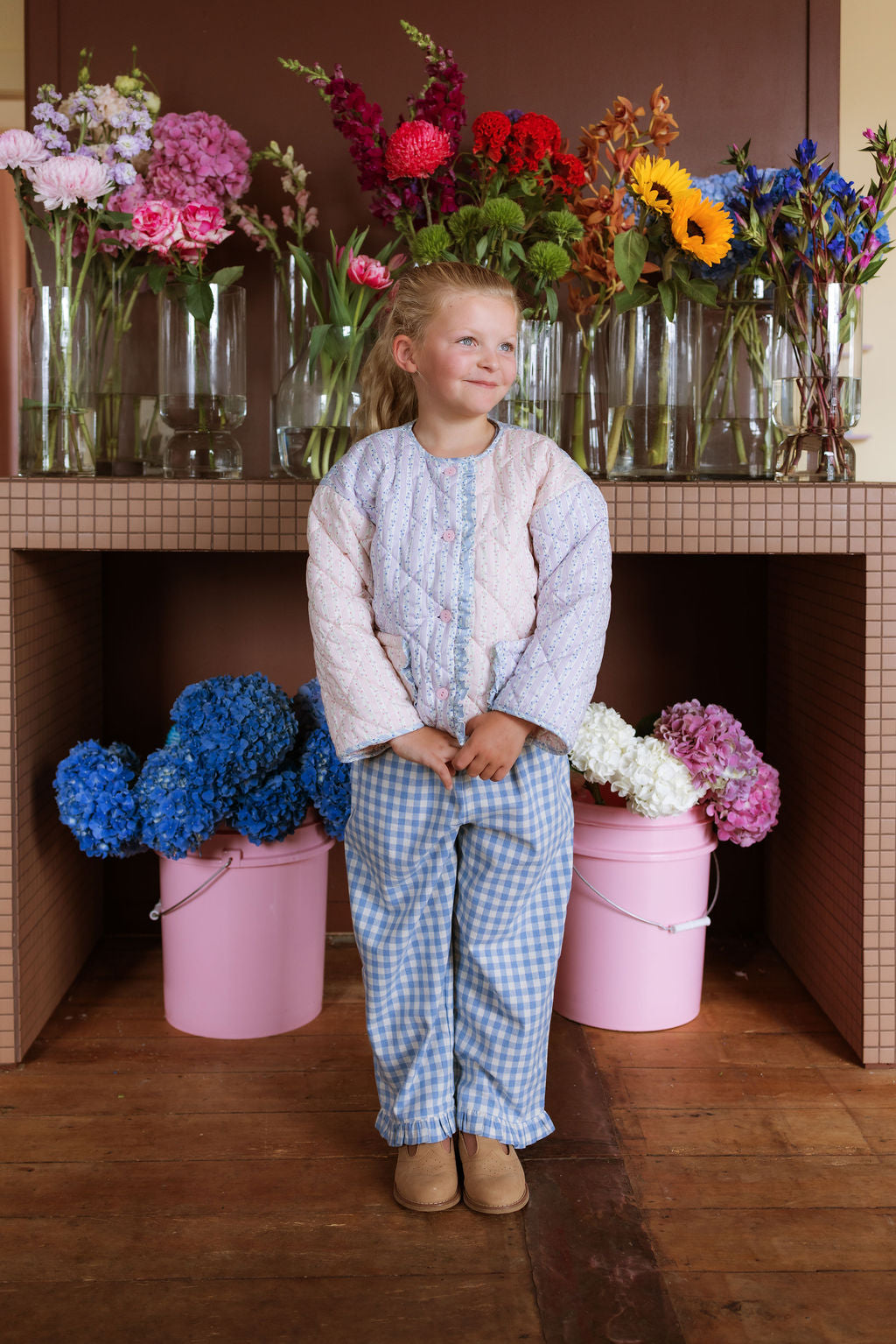Quincy Jacket - Japanese Floral Stripe