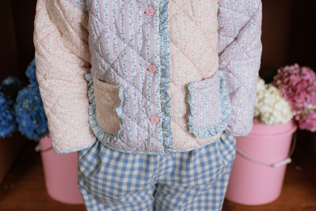 Quincy Jacket - Japanese Floral Stripe