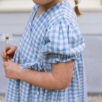 Matilde Dress - Bluebell Check