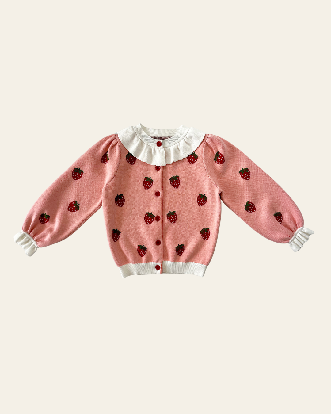 Strawberry Penelope Cardigan