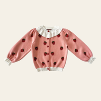 Strawberry Penelope Cardigan