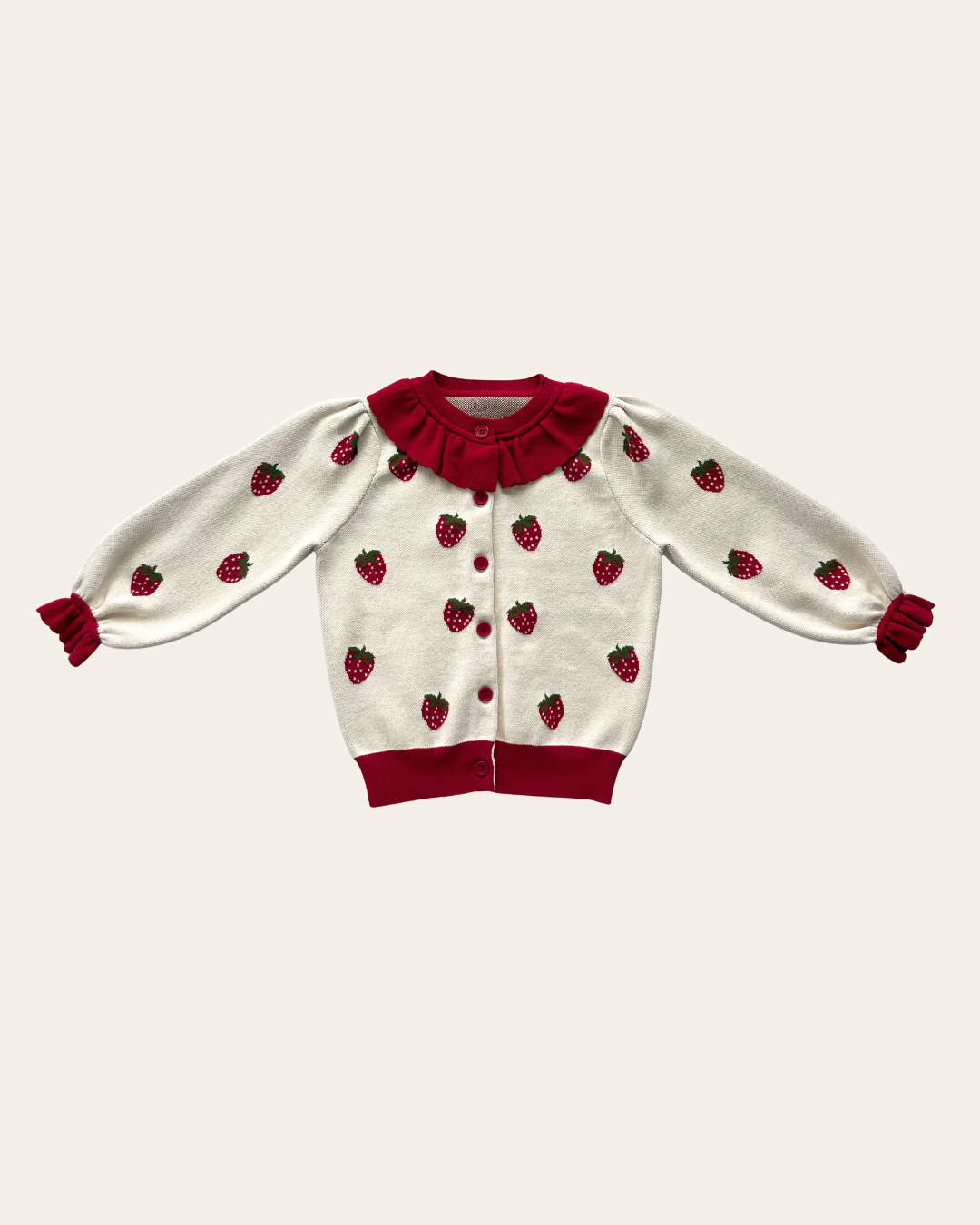 Strawberry Penelope Cardigan