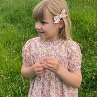 Pig Tail Bow Set - Liberty  Paysanne Blossom