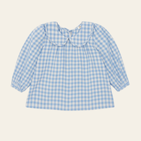 Thea Blouse - Bluebell Check