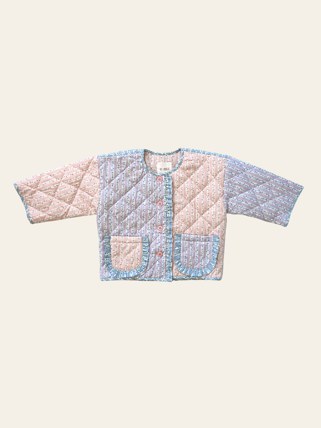 Quincy Jacket - Japanese Floral Stripe