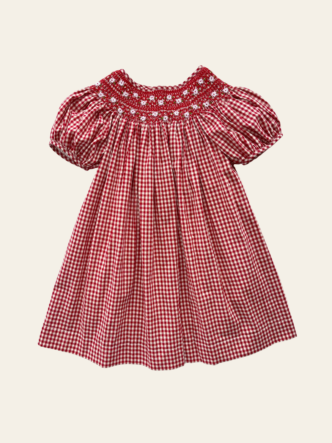 Celeste Dress - Strawberry Gingham