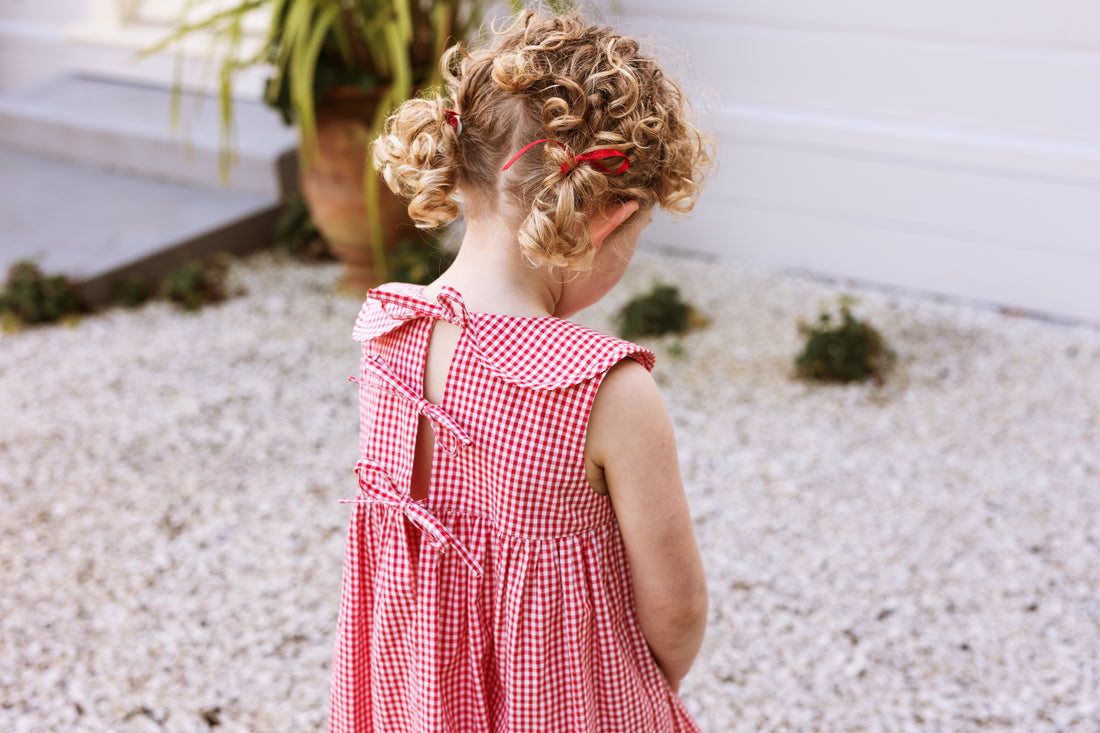 Colette Dress - Cherry Gingham