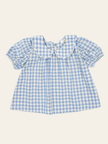 PRE ORDER Rudy Blouse - Bluebell Check